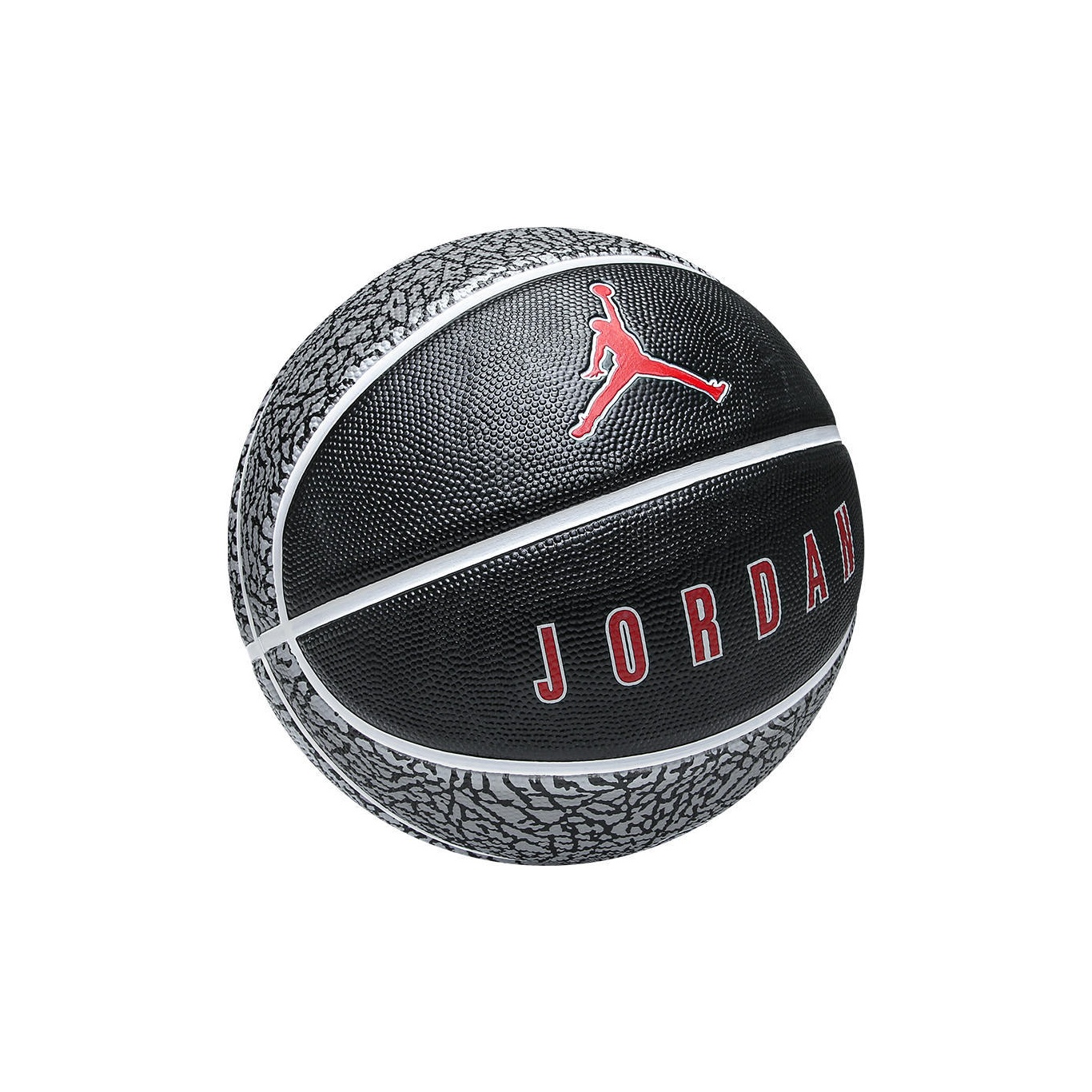 Jordan Rubber Basketball Black Gray, Crackle Size 7 Training Unisex China Mainland Version