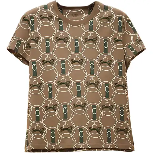 HERMES T Shirt Women's Gobi Green