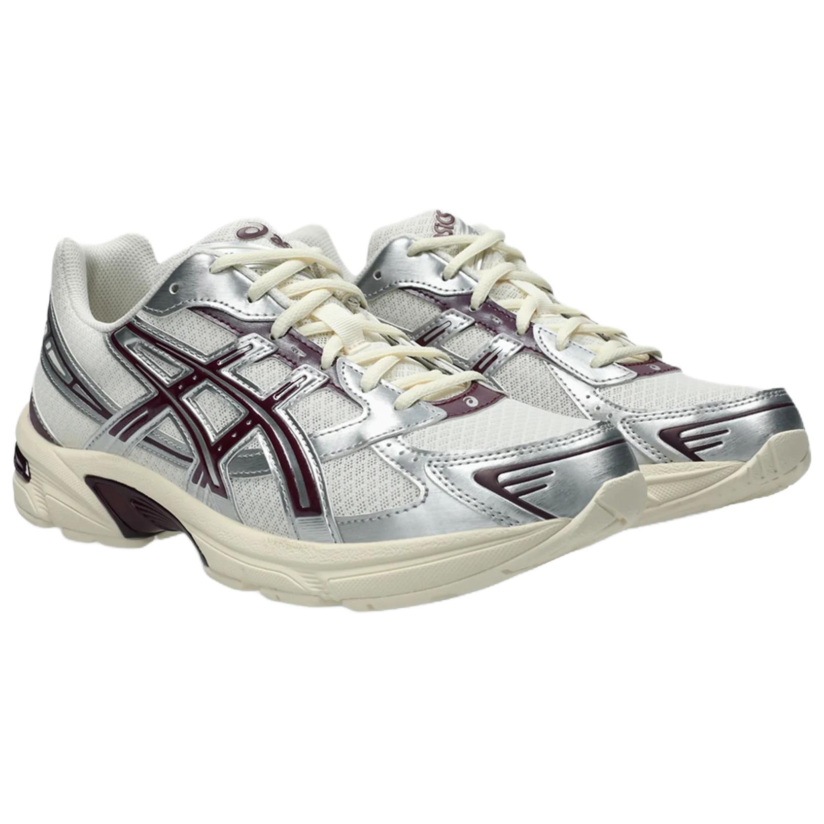 Кроссовки ASICS Gel-1130 (серебристо-белые) — Серебристыйбелый — фото 4