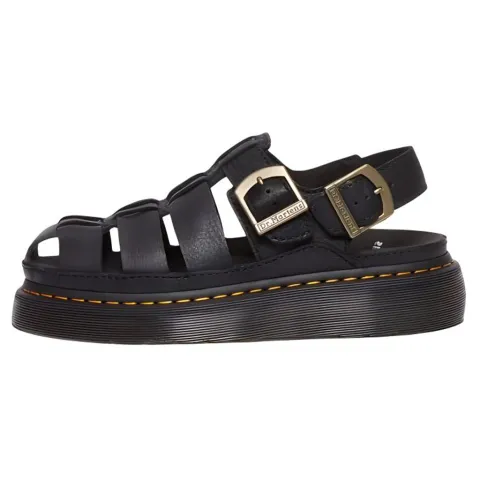 Dr.Martens Leather Roman Sandals Unisex Black