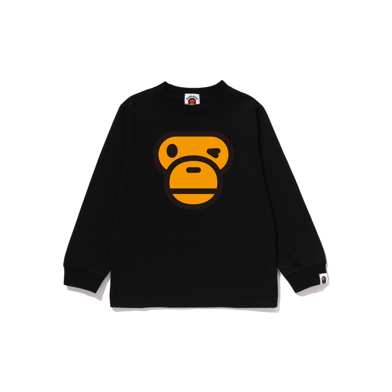 Лонгслив A BATHING APE Baby Milo (черный)