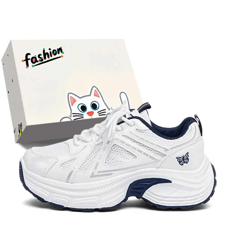 OSOCE butterfly sneakers for women, breathable, casual, versatile, soft-soled, lightweight shoes, Korean version, comfortable and cute, design, temperament, student party atmosphere, college style, dad shoes, women