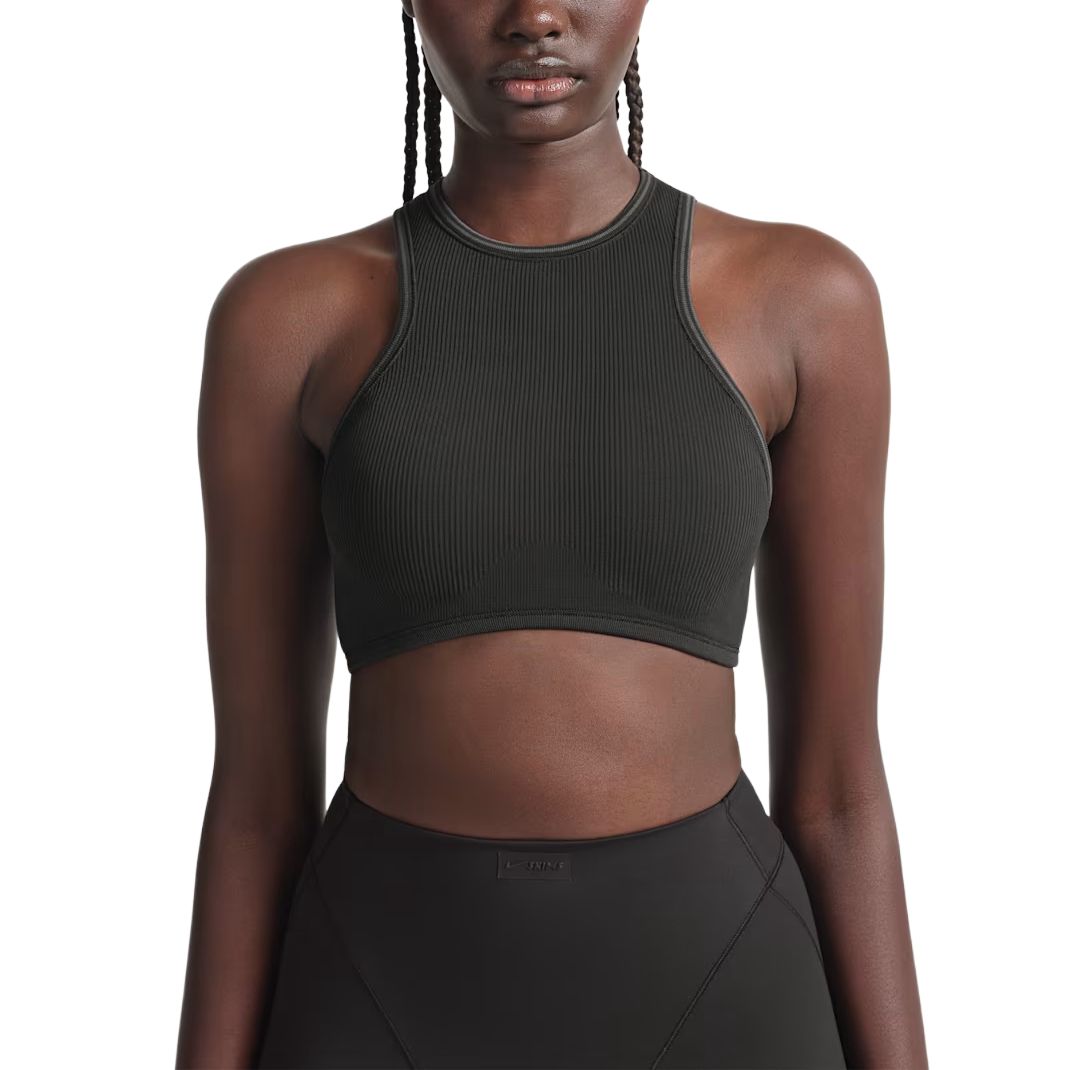 Женский спортивный топ Nike x SKIMS Ribbed (бежевый)