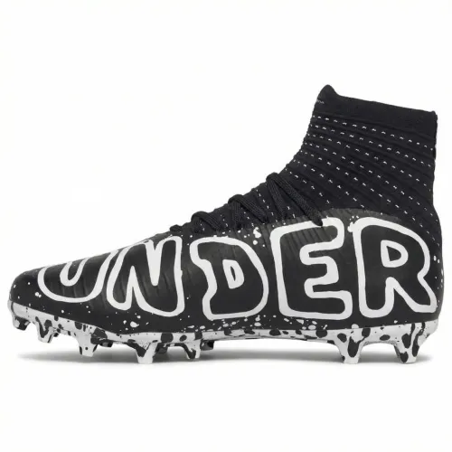 Joshua Vides x Under Armour Highlight 2 Abrasion Resistant Soccer Shoes Unisex Black White