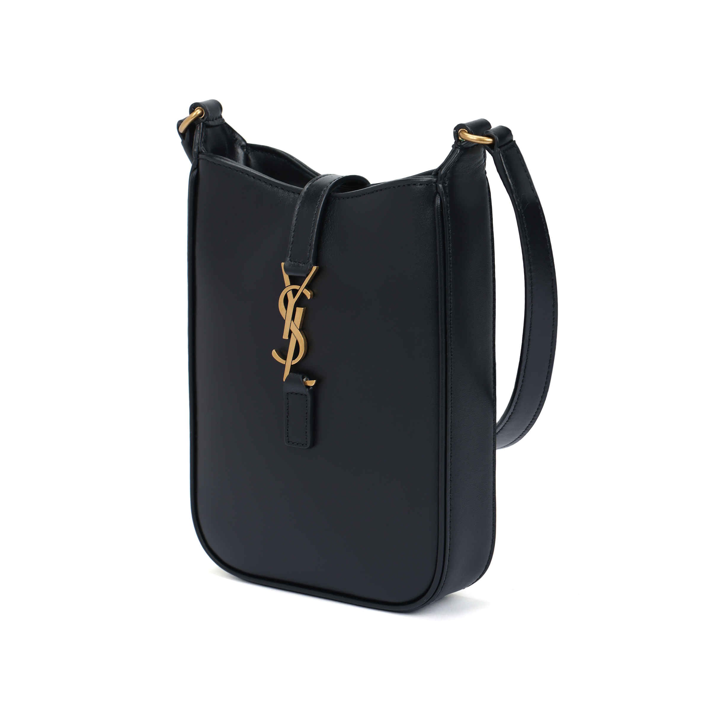 Женская сумка SAINT LAURENT YSL Le 5 A 7 Logo (черный) — фото 6