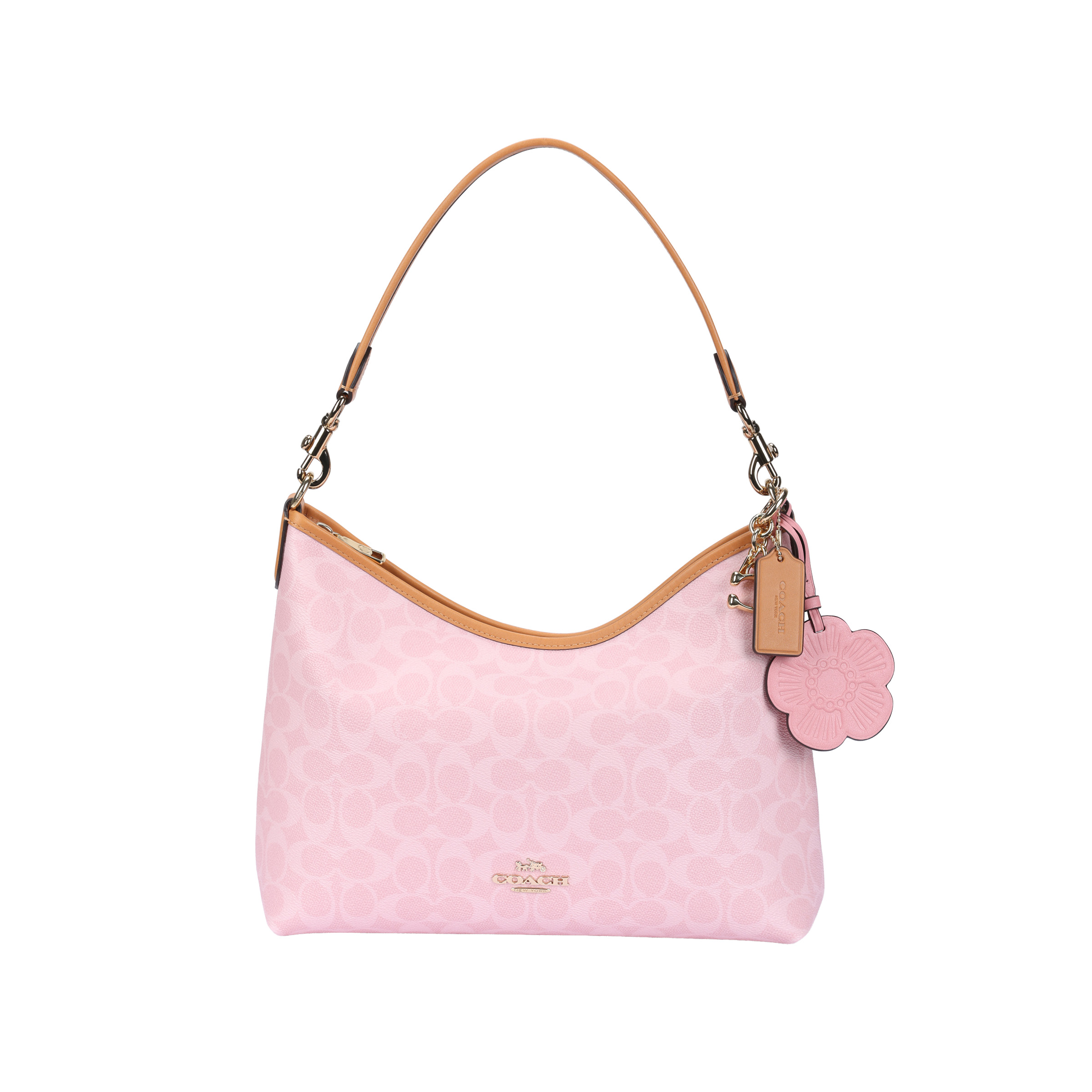 Женская сумка COACH Laurel 31 (розовая)