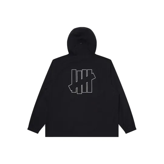 Легкая куртка с капюшоном UNDEFEATED SS26 с пятью полосками и полым логотипом, одинаковый стиль для мужчин и женщин