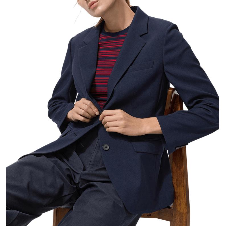 Женский пиджак UNIQLO SS26 (синий)