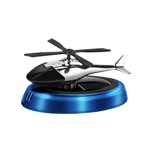 CATIANPAI solar-powered aircraft car ornaments that rotate when there is light, car perfume and aromatherapy, universal