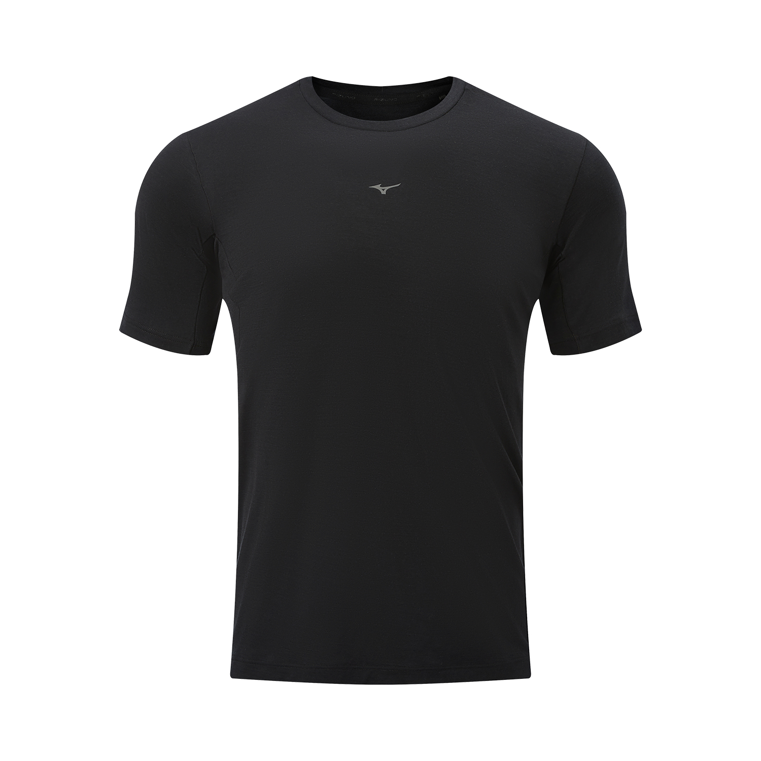 Мужская футболка Mizuno RUNNING Logo Tee (черная)