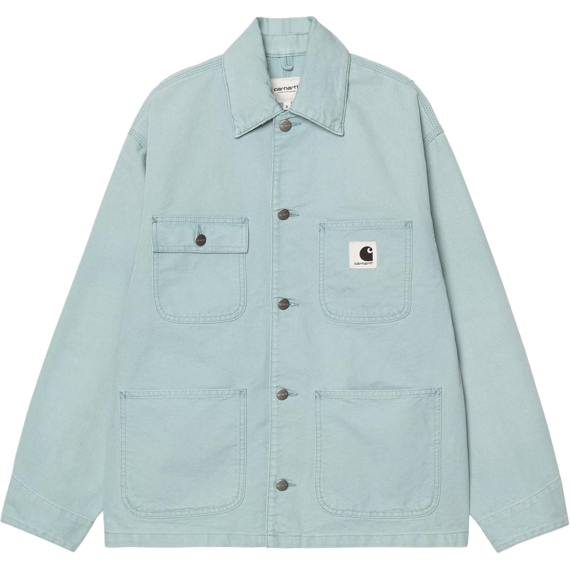 Женские куртка Carhartt WIP SS26 (однотонная черная)
