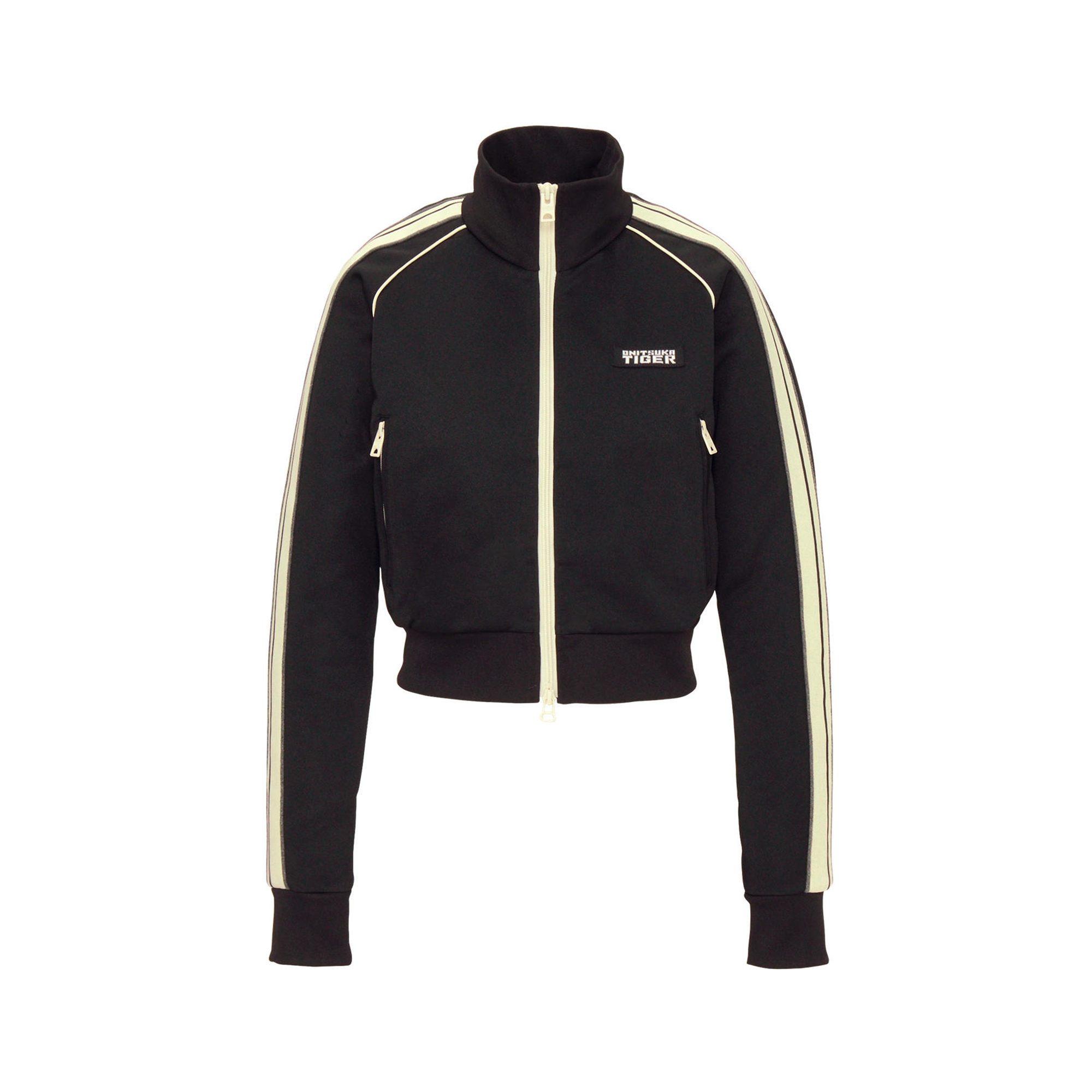 Женская куртка Onitsuka Tiger SS26 DENIVITA WS TRACK TOP (черная)