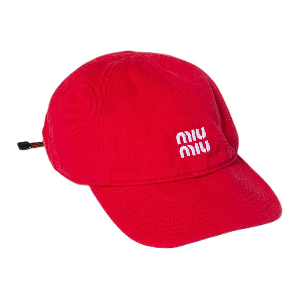 Кепка MIU MIU MIU MIU Miu / (красно-коричневая)