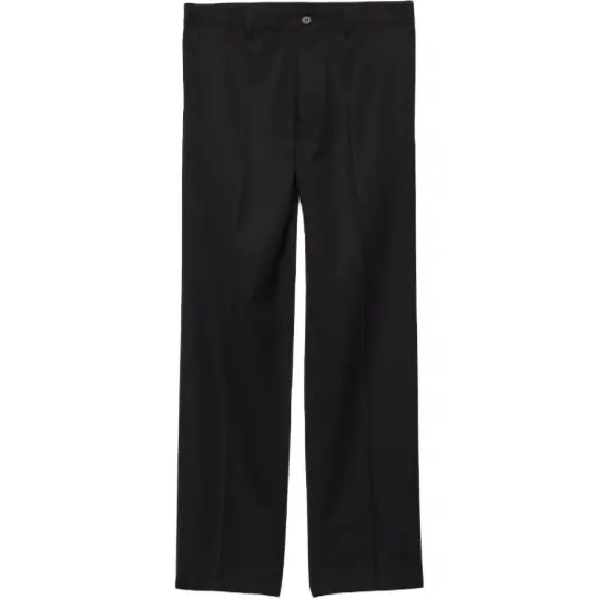 Prada triangle-logo wool trousers