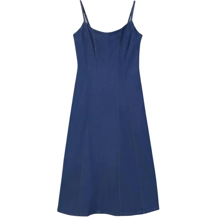 Levi's Slip Dresses Women's Blue Moderate Long Skirt