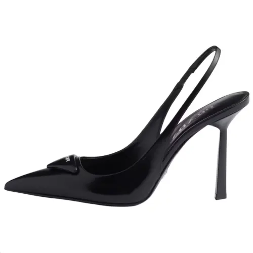 PRADA Slim Heel High Heels 10cm Women's Black