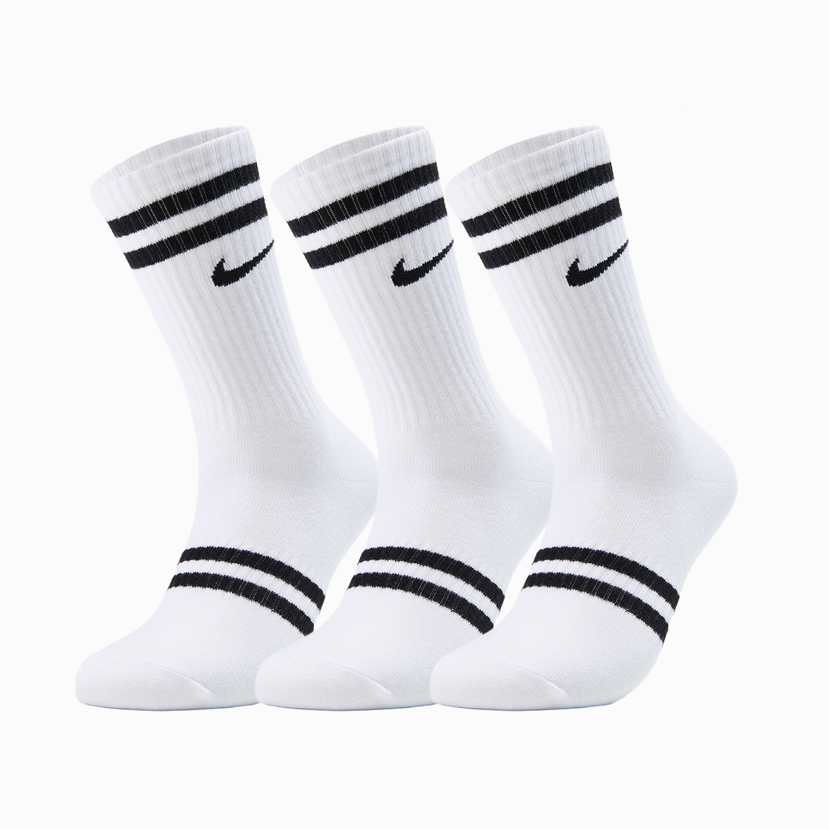 Носки Nike 3Brand (бело-черные)