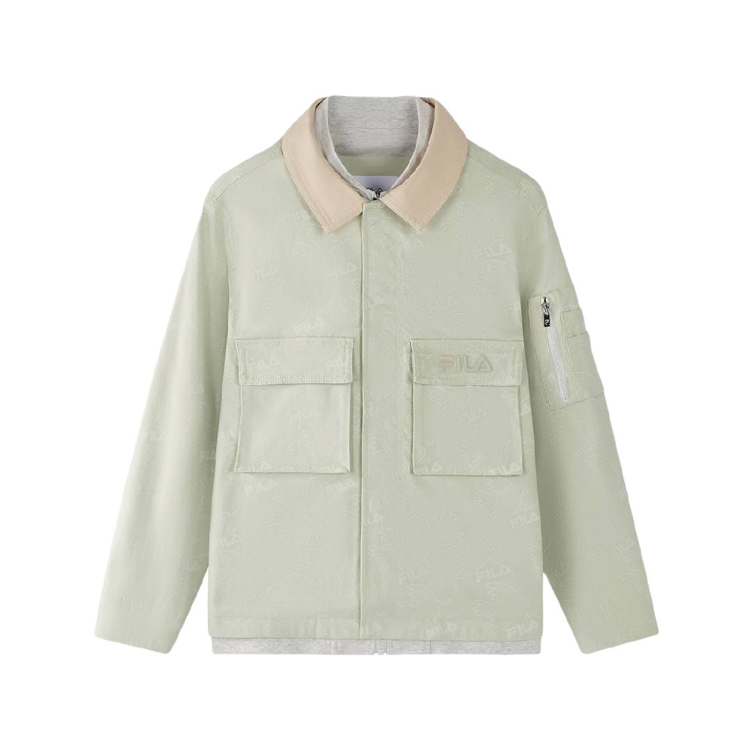 Детская куртка Fila x Pablo Picasso (зеленая)