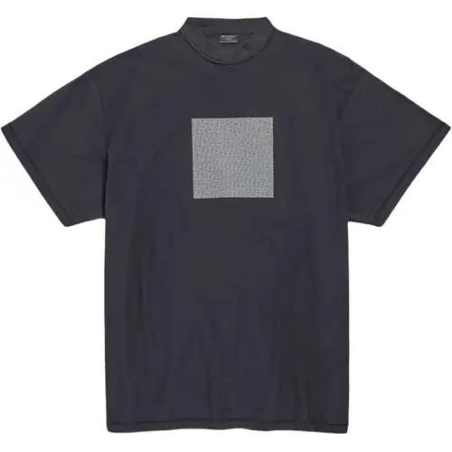 Balenciaga T Shirt Loose Fit Men's Gray