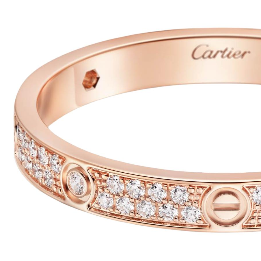 Кольцо Cartier LOVE (розовое золото) — Подарочная коробка — фото 6