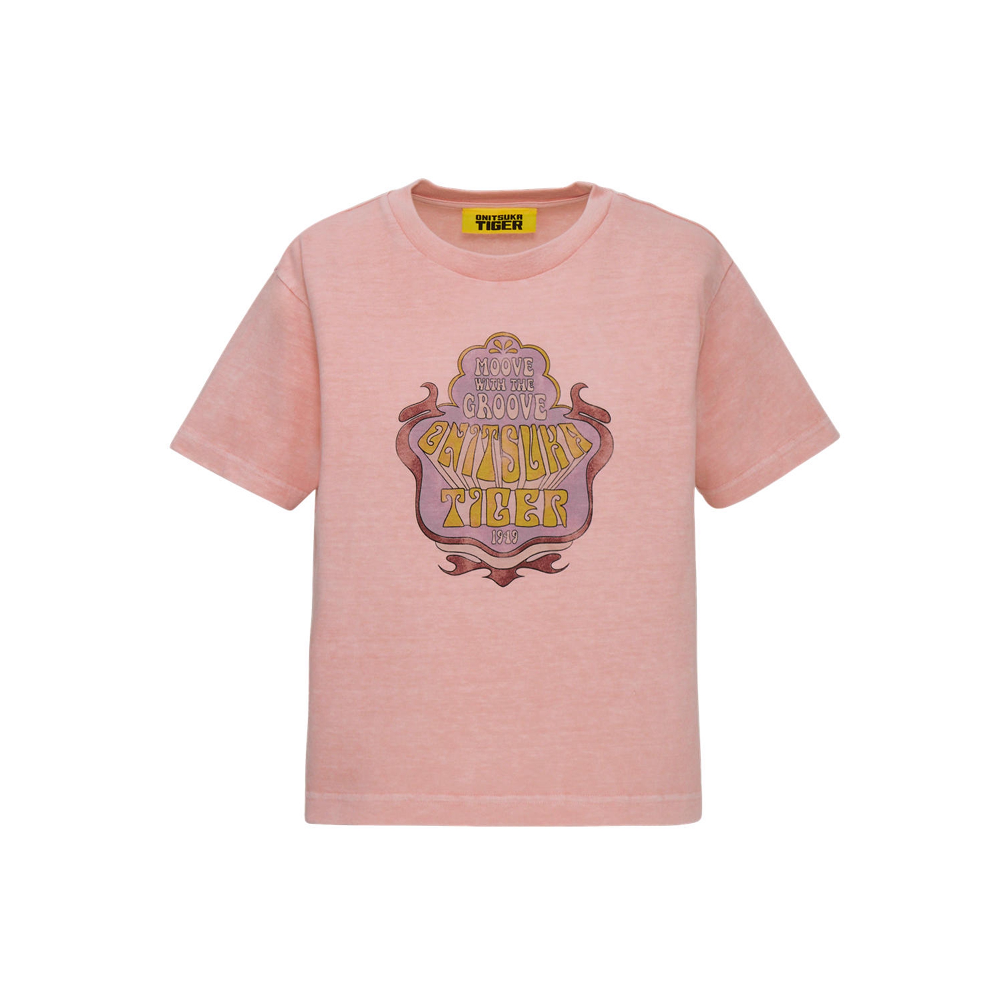 Женская футболка Onitsuka Tiger Denivita Graphic Tee (розовая)