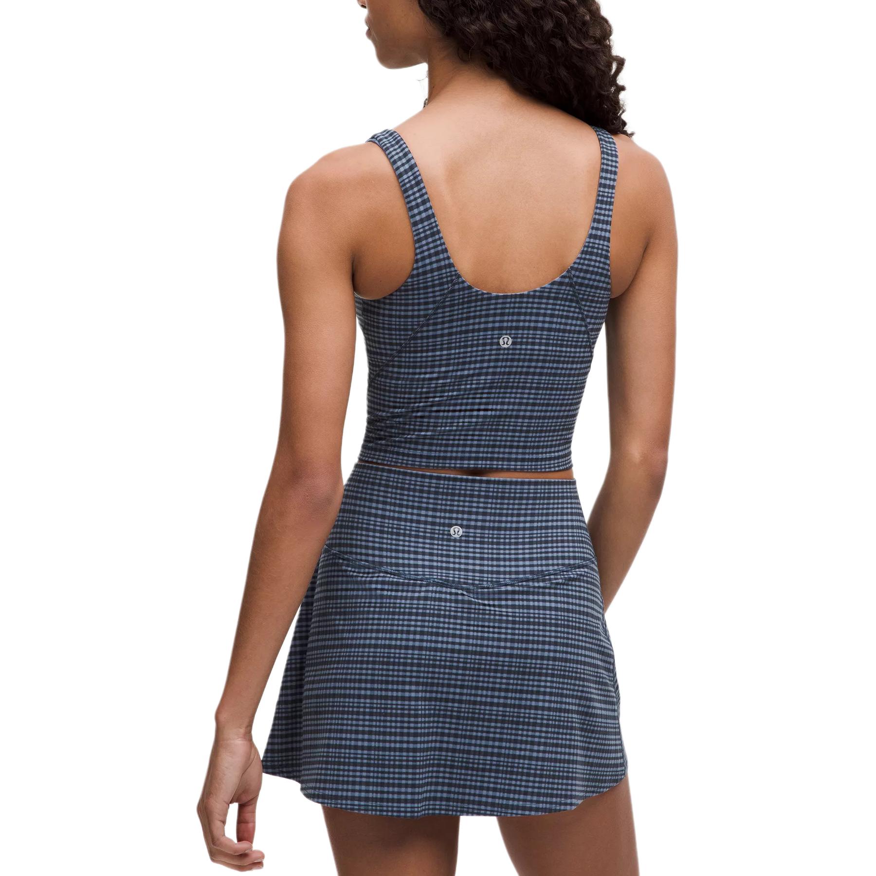 Lululemon Align Yoga Tank Top Women’s Washed Blue Plaid
