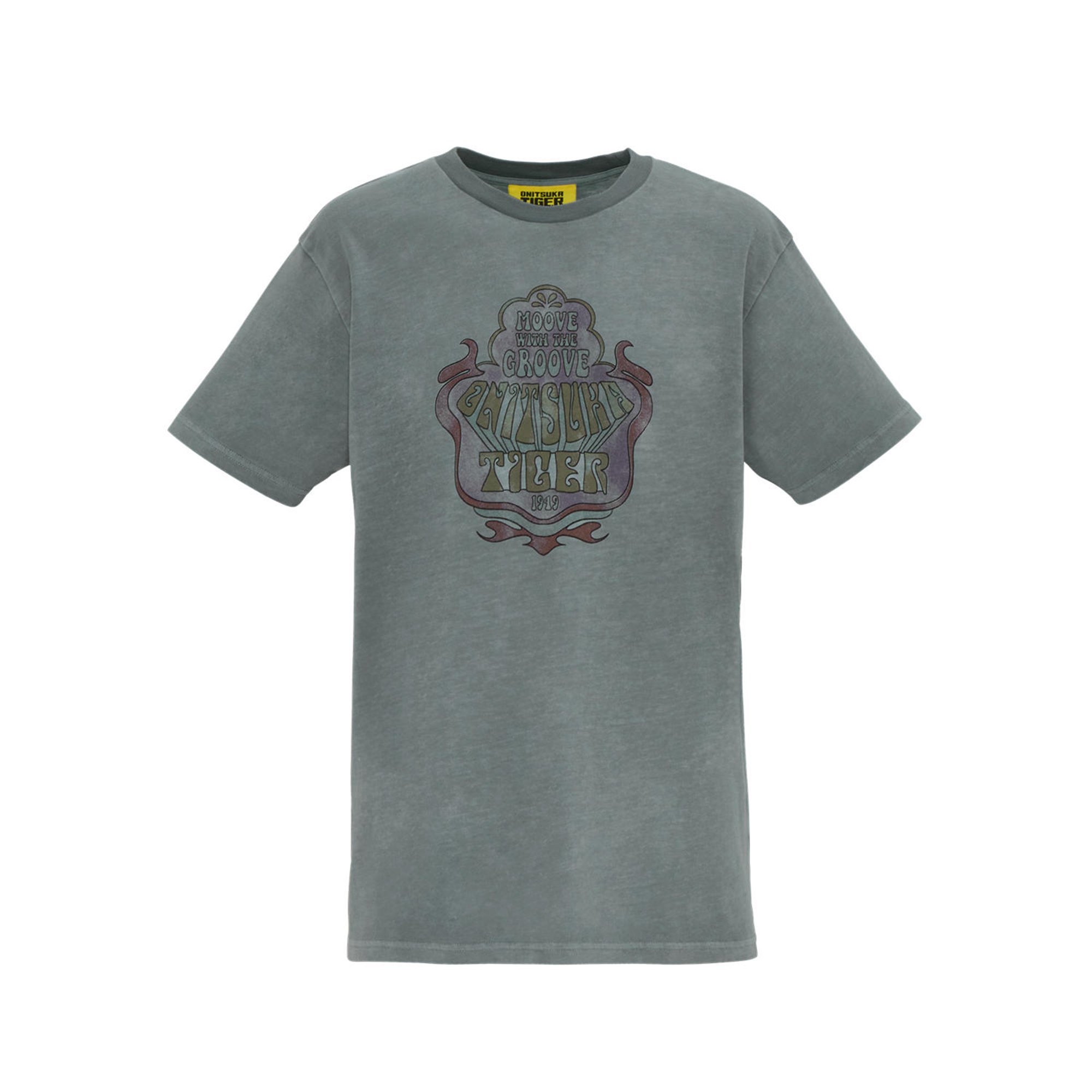 Мужская футболка Onitsuka Onitsuka Tiger SS26 DENIVITA GRAPHIC TEE T (серый)