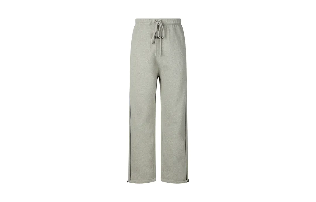 Fear Of God Essentials FW25 Relaxed Fleece Sweatpant With Piping CONCRETE HEATHER Casual Pants Men's