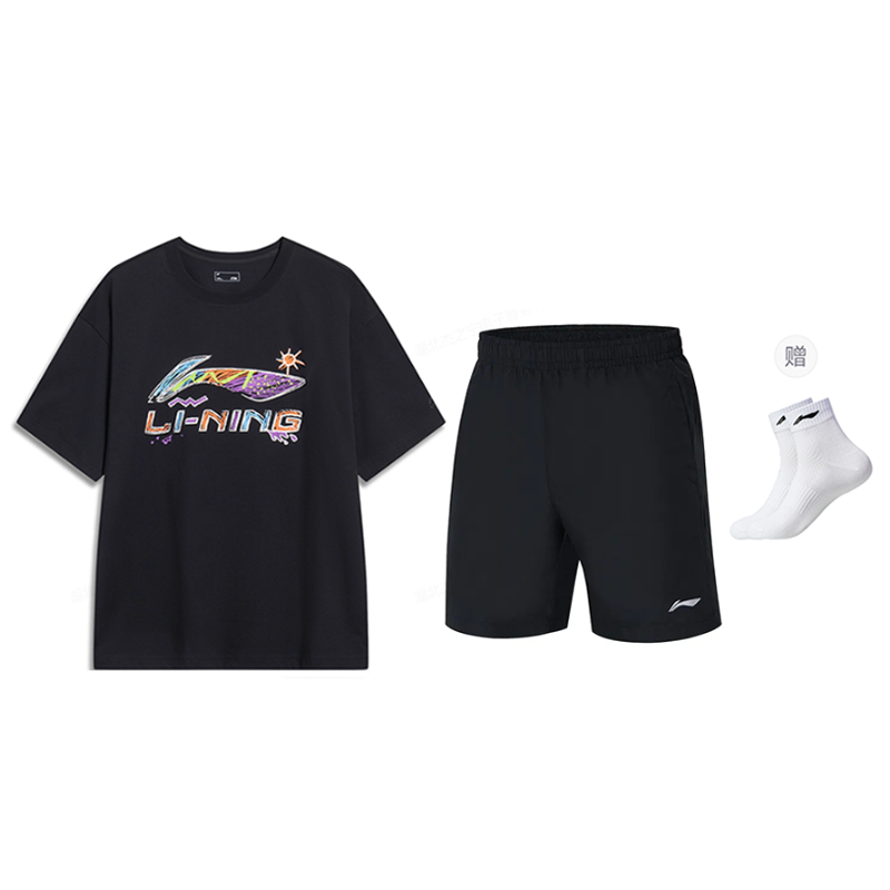 Li Ning Casual Sportswear Unisex Black
