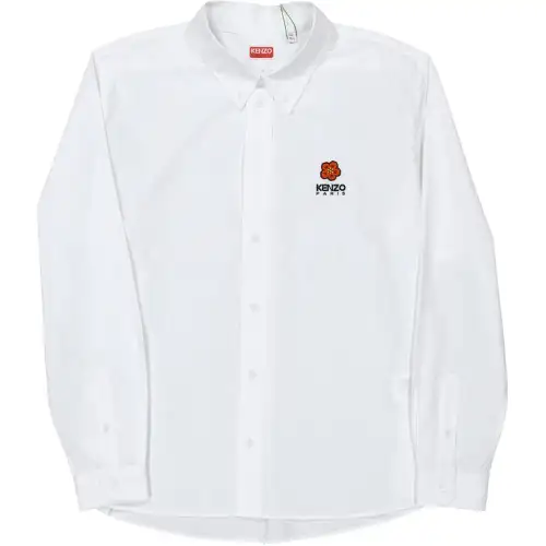 KENZO Boke Flower Embroidered Buttoned Shirt