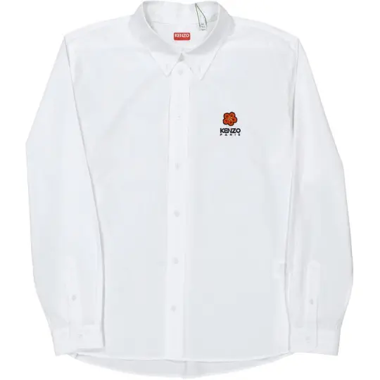 KENZO Boke Flower Embroidered Buttoned Shirt