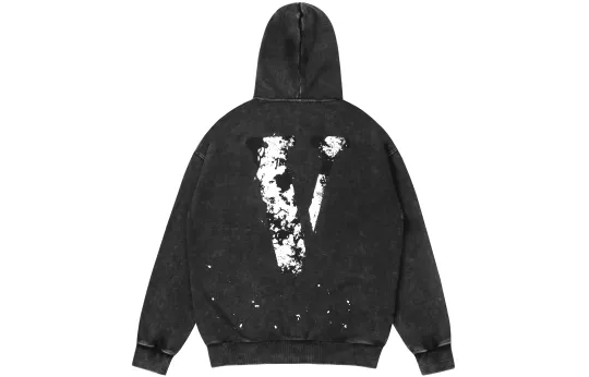 VLONE американский ретро STAPLE series пятнистый пилинг с большим логотипом, стираный и потертый кардиган на молнии с капюшоном, толстовка одинакового стиля для мужчин и женщин