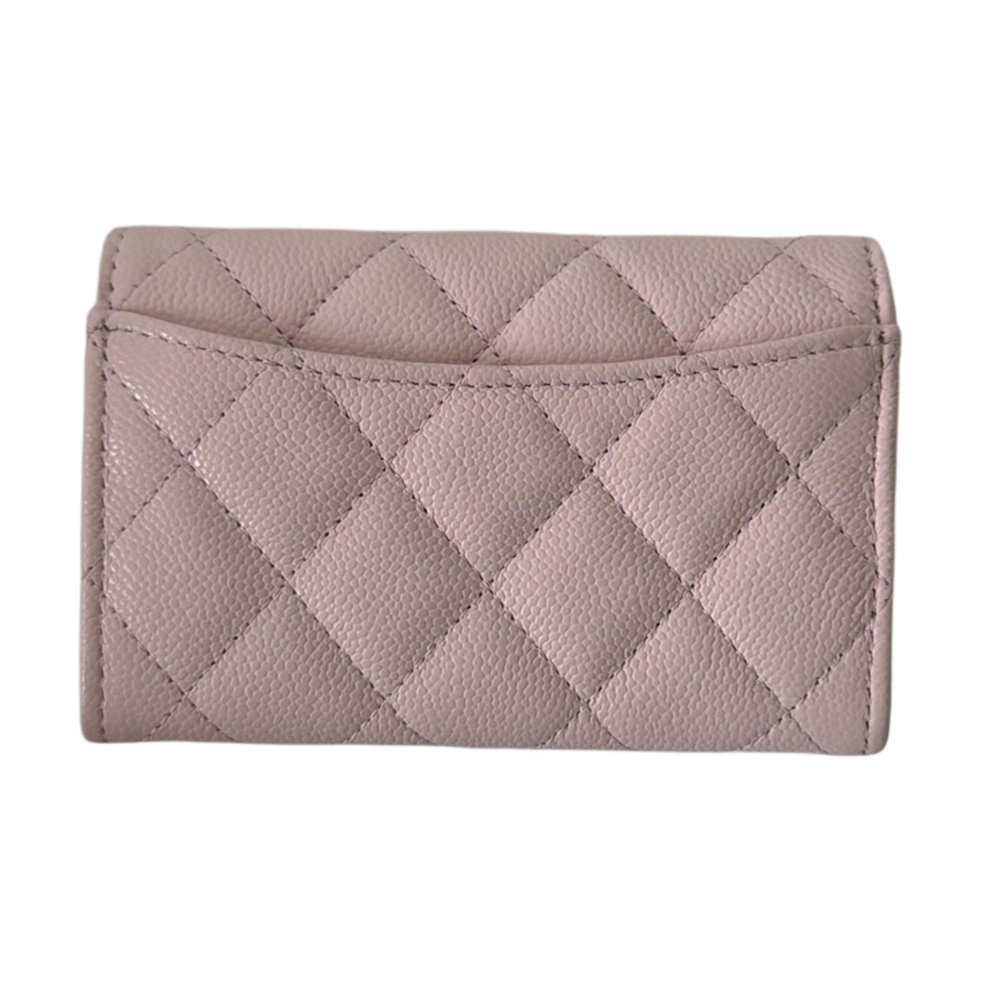 Женская сумка Chanel Card Holder (розовая) — фото 3