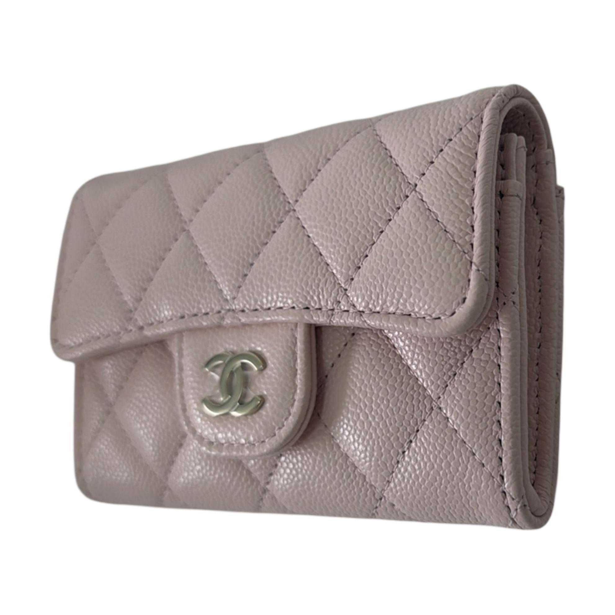 Женская сумка Chanel Card Holder (розовая) — фото 2