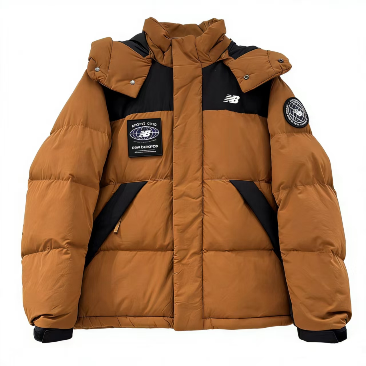 Мужская куртка New Balance Down Jacket (оранжевая)