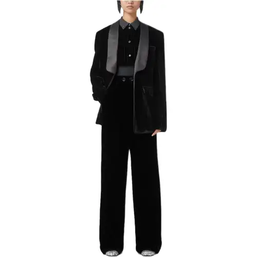 Burberry Casual Pants Women's Black