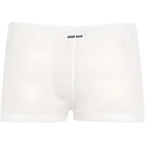 MIU MIU SS23 Casual Shorts Women's White