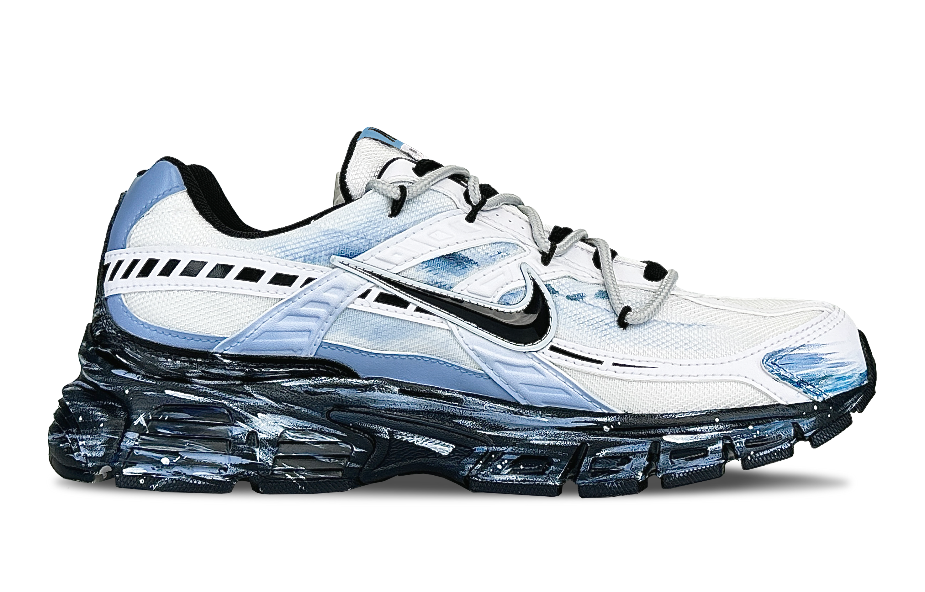 Nike Initiator Cushioning Abrasion Resistant Breathable Low top Casual City Commuting Running Shoes Men’s Dusty Blue