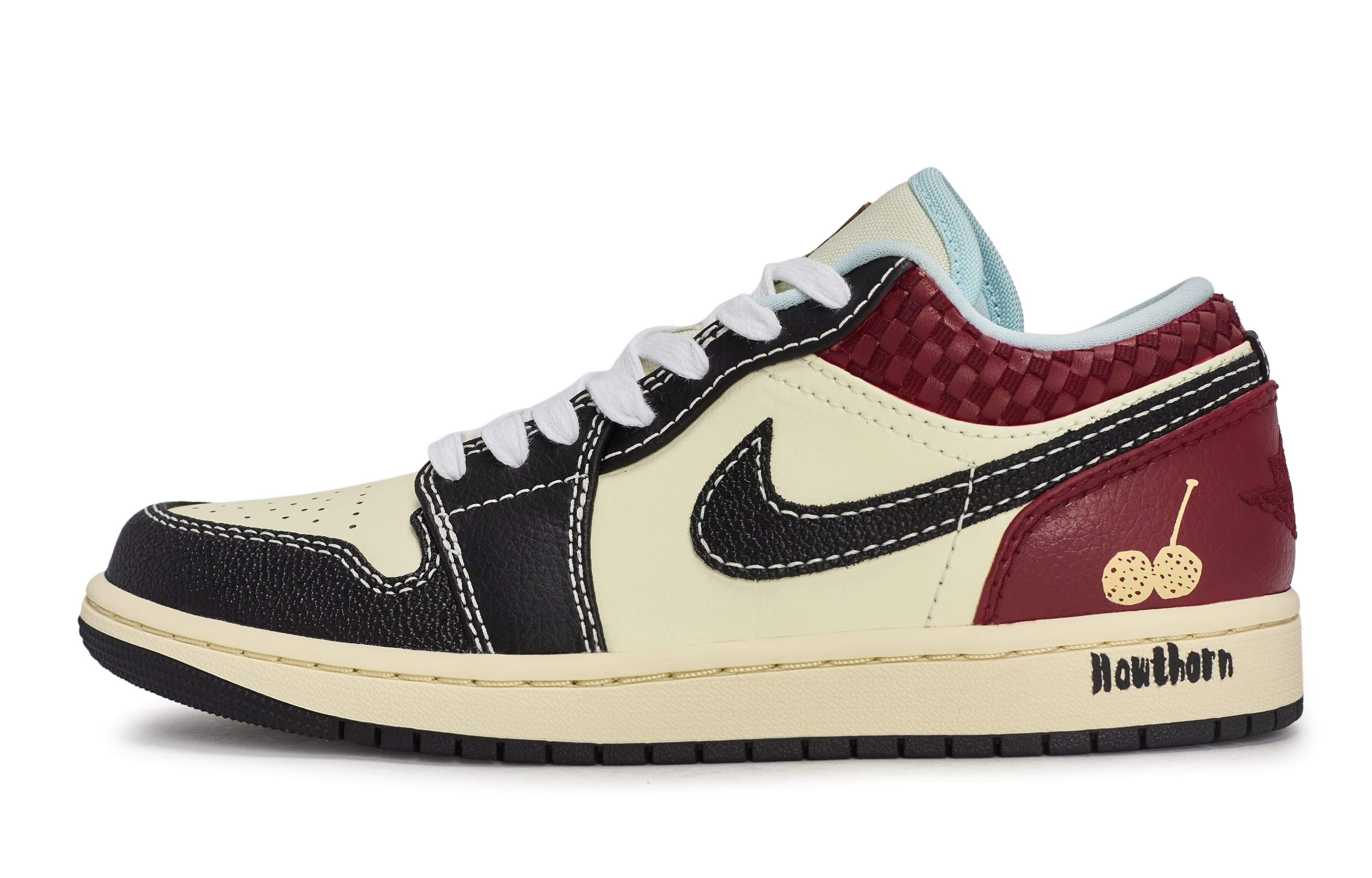 Jordan Air Jordan 1 811 Manufacturing, Hawthorn Fruit, Special Shoe Box Slip Resistant Abrasion Resistant Low top