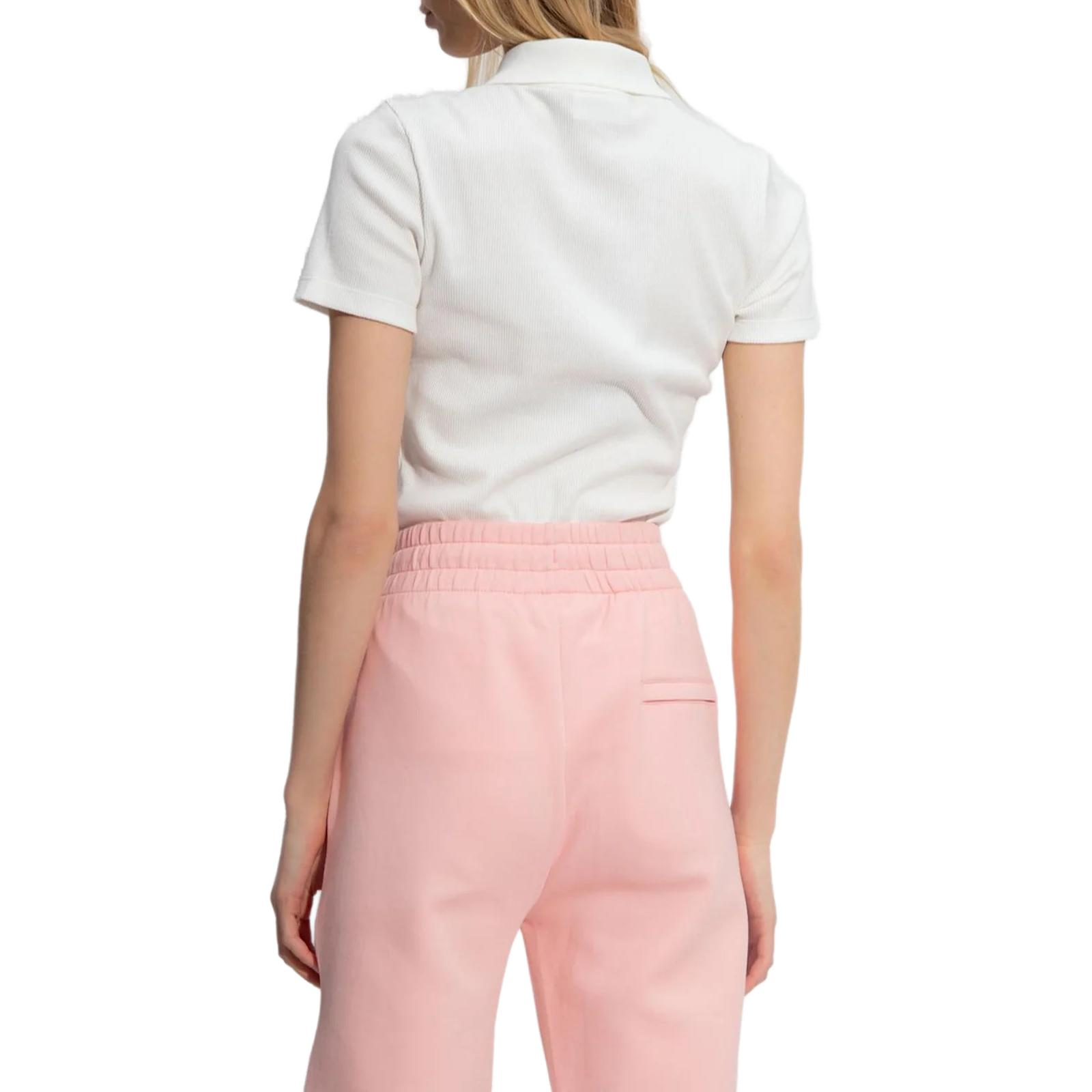 Женская футболка Polo LACOSTE (белая) — фото 8