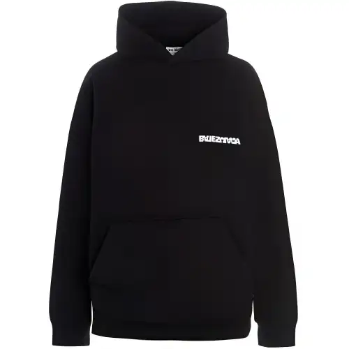 Balenciaga Sweatshirt Loose Fit Women's Black