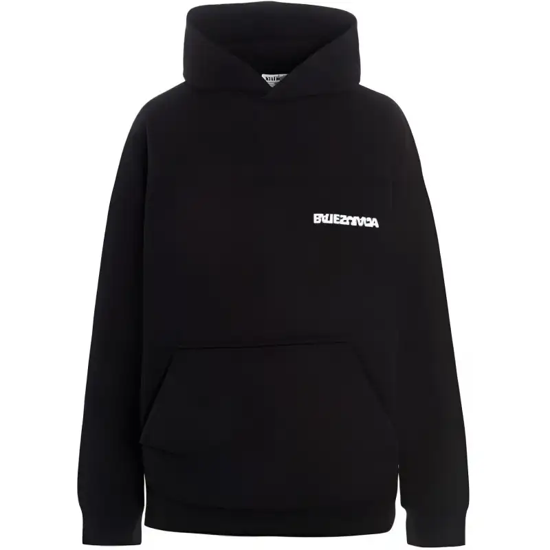 Balenciaga Sweatshirt Loose Fit Women's Black