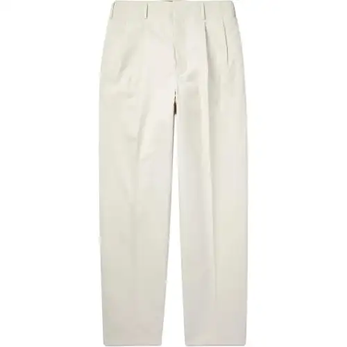 Loro Piana Gosen Trousers Casual Pants Men's White