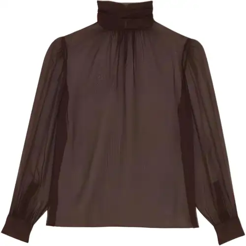 SAINT LAURENT Shirt Women's Brown