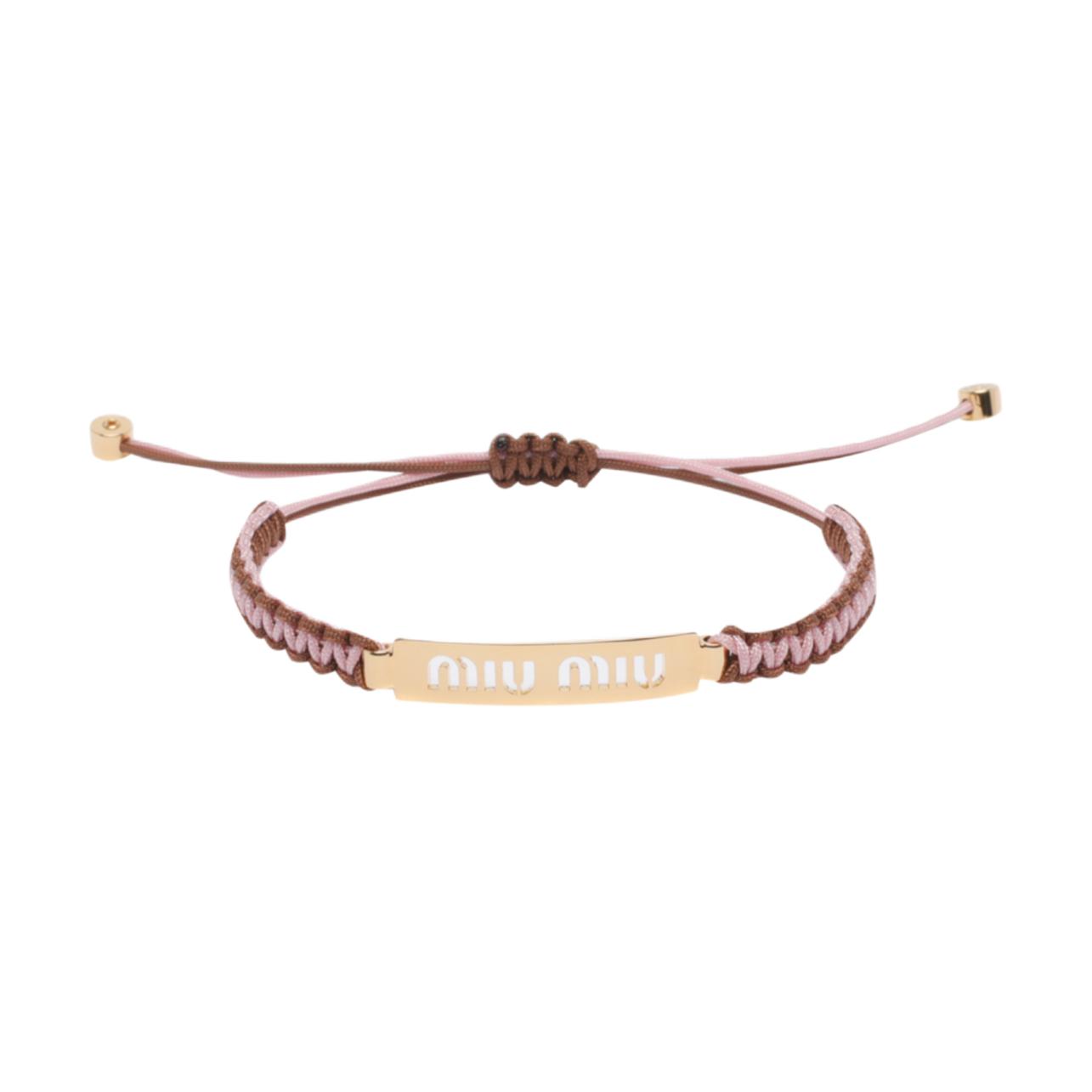 Женский браслет MIU MIU 5IB782/2IHJF05D6 (розово-коричневый)