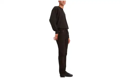 Levis Jeans Men's Black Moderate Straight Fit Pants