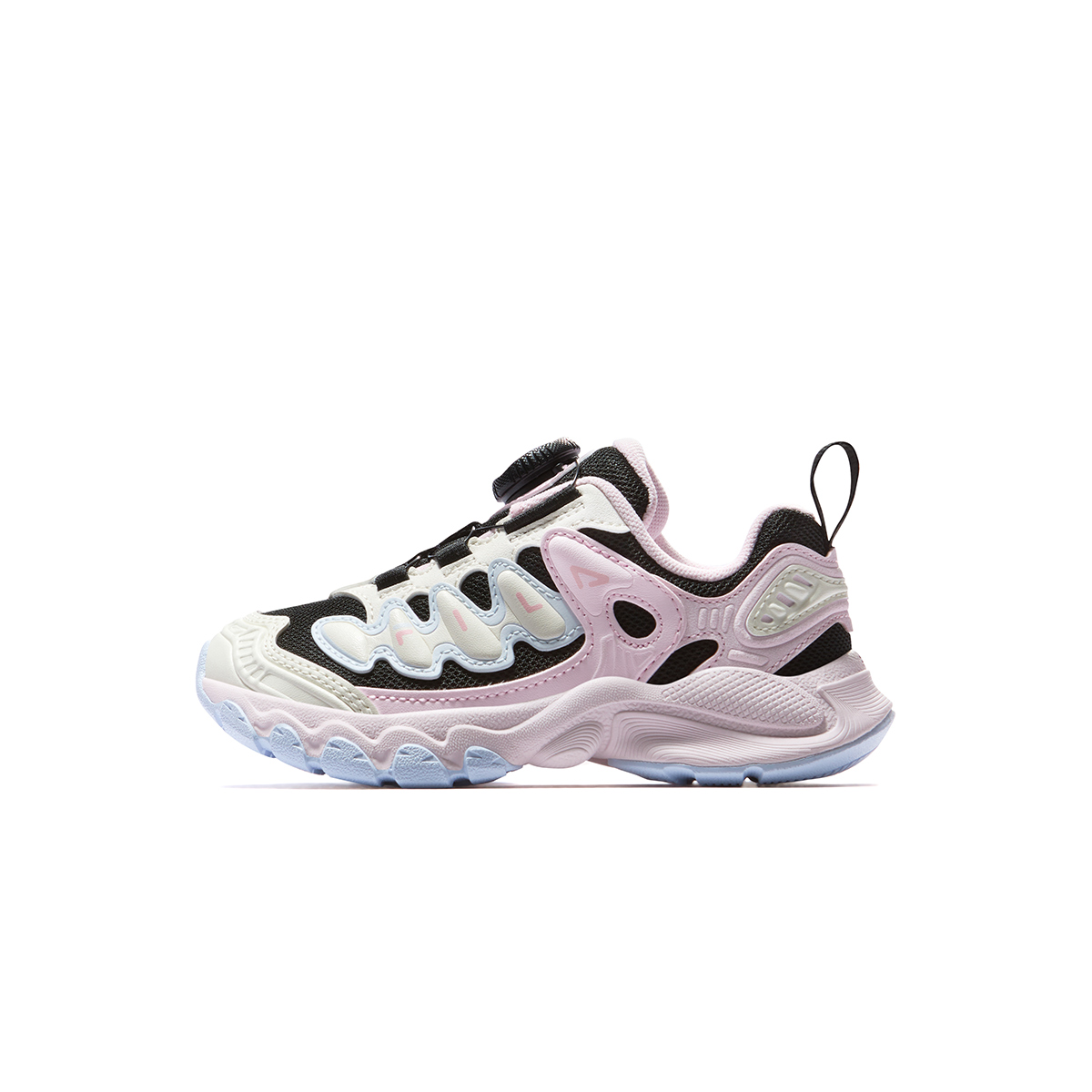 Детские кроссовки Fila KIDSHeritage-FHT RUFFLE SOUTH / (бежевые) — 黑/帆船蓝 淡紫色/兰花紫 奶白/深褐棕 消逝蓝/融合灰 黑/绽放粉 — фото 20
