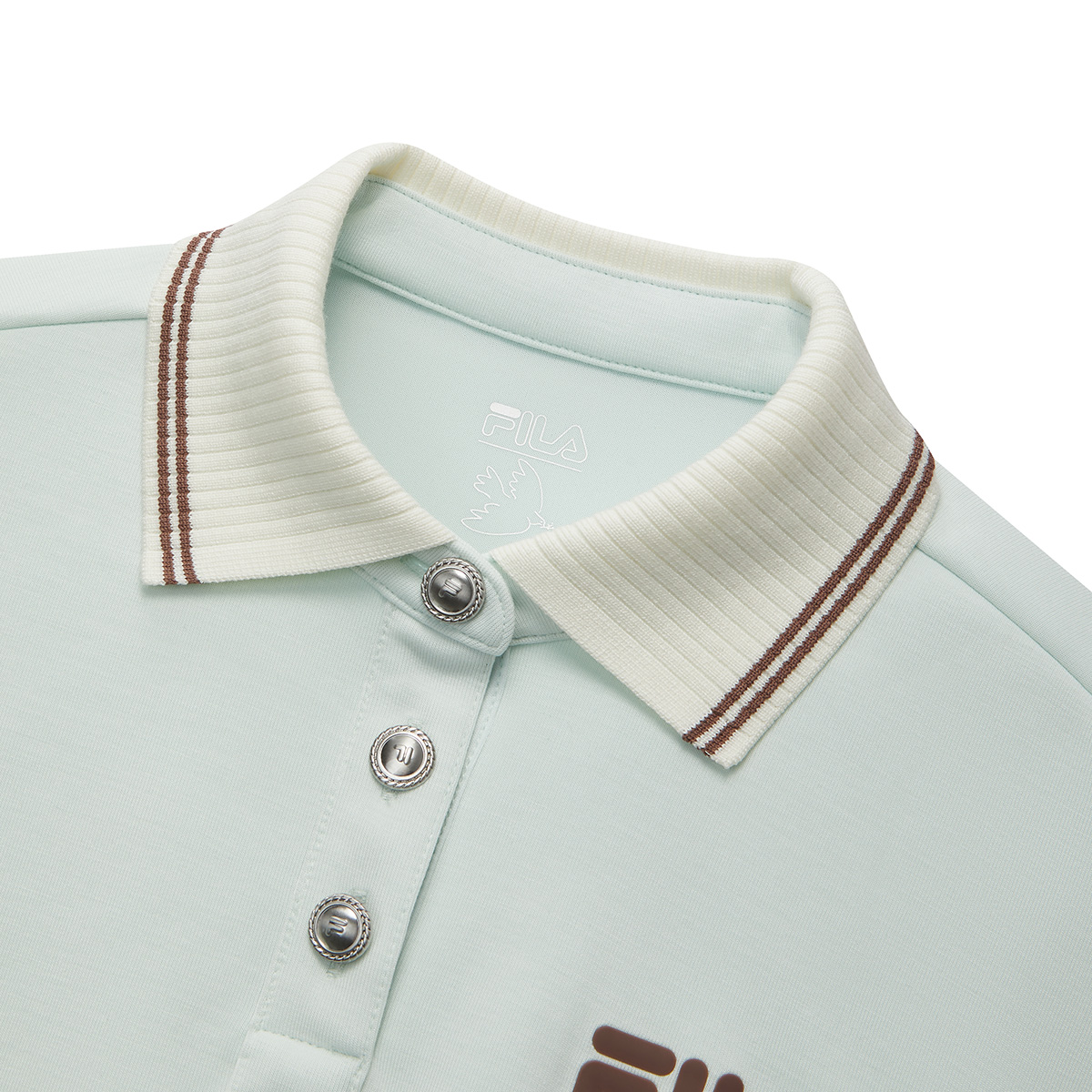 Детская футболка Fila KIDS × ·/PABLO PICASSO CROSS OVER POLO (светло-голубой) — фото 3