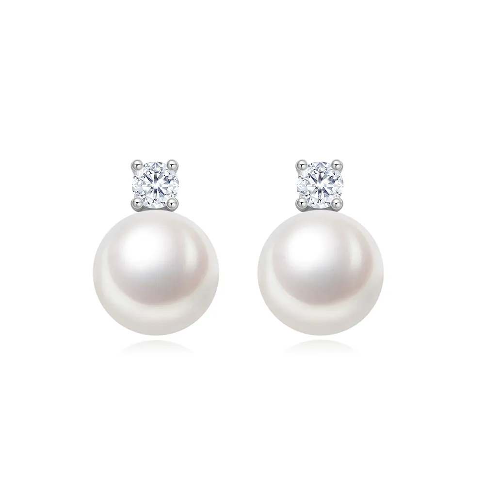 CLORIS YING Freshwater Pearl Earrings Hoop Earrings Necklace Clothing Sets Women's