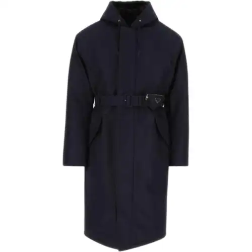 PRADA FW22 Coat Men's Dark Blue